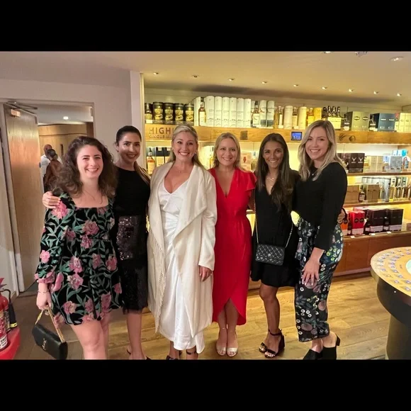 Hampton wrap dress in ivory luxury satin - Picture 5 of 5